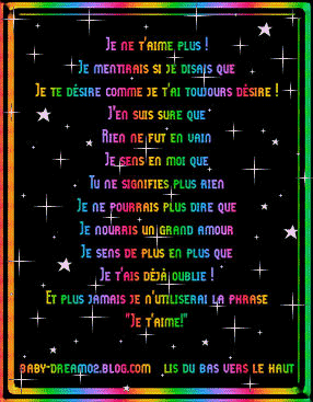 lisez dans le sens inverse